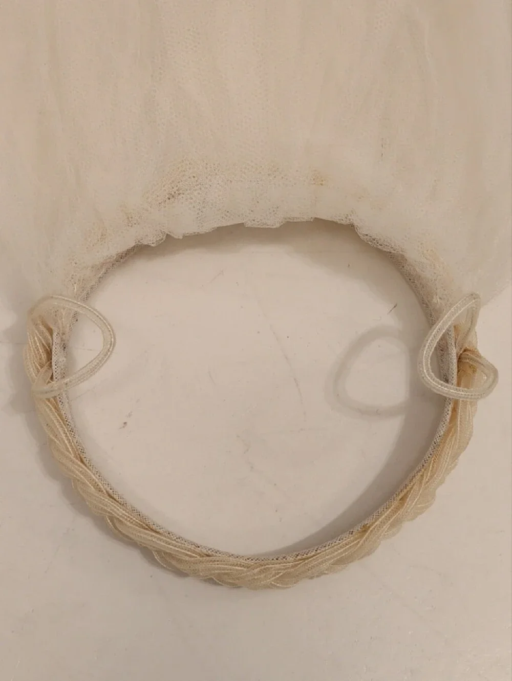 Vintage Bridal Veil And Lace Pouch Purse Wedding Accessories 70s - 80s
